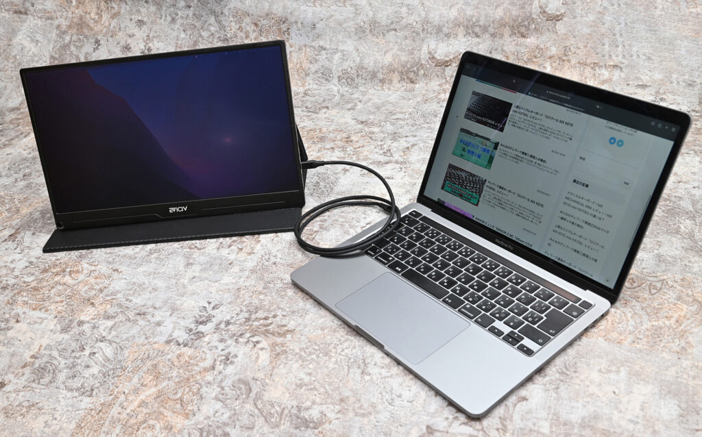 EVICIV EVC-1506をUSB-CでMacと接続